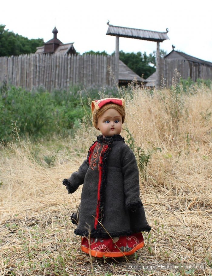 Русская антикварная кукла фабрики Дунаева или просто Дуняшка