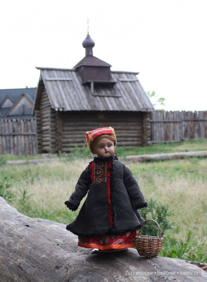 Русская антикварная кукла фабрики Дунаева или просто Дуняшка (фото 3)