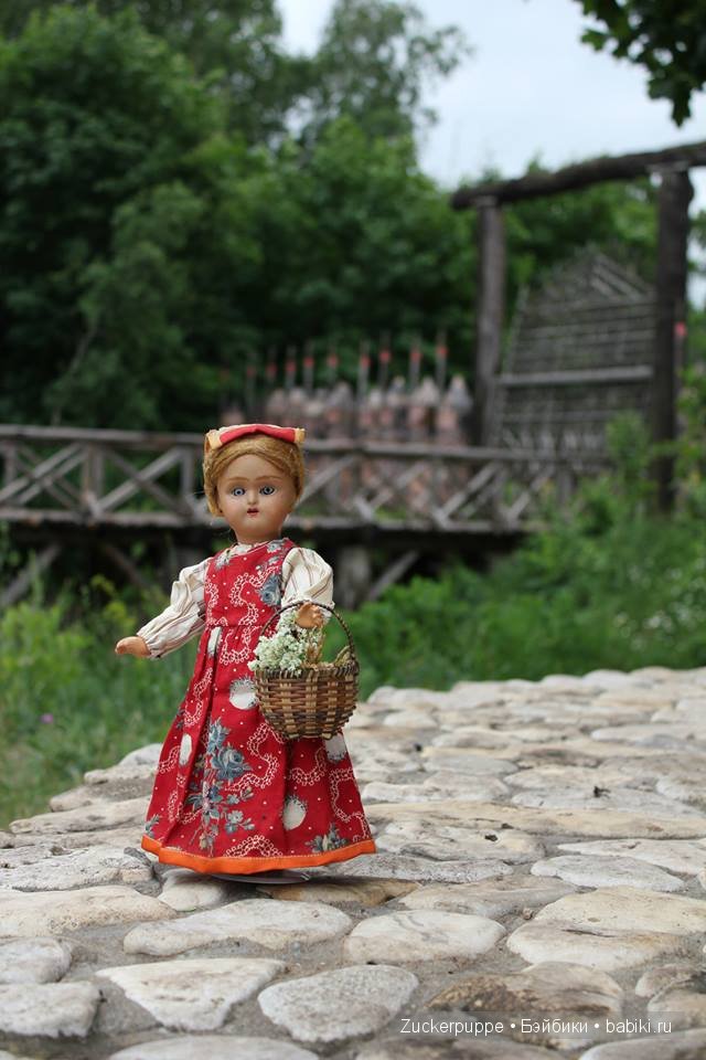 Русская антикварная кукла фабрики Дунаева или просто Дуняшка (фото 2)