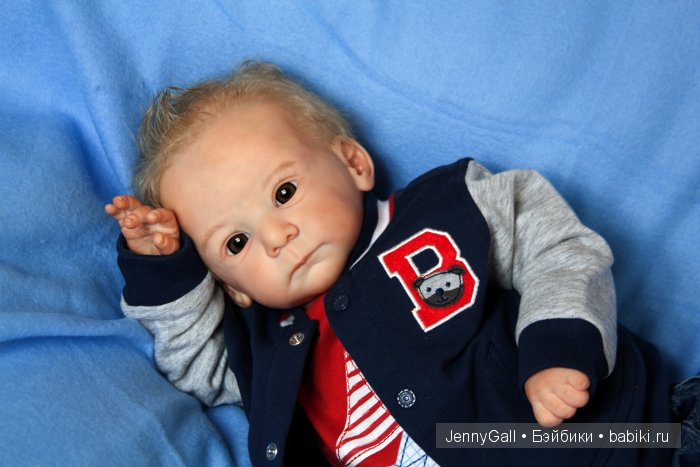 Mathis by Gudrun Legler, Матис. Куклы-Реборн Дженни Галль (фото 6)