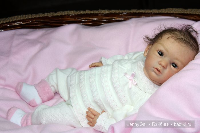 Нежная Машенька. Майке от Гудрун Леглер. Куклы Реборн Дженни Галль Maike by Gudrun Legler Reborn Jenny Gall (фото 6)