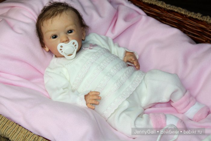Нежная Машенька. Майке от Гудрун Леглер. Куклы Реборн Дженни Галль Maike by Gudrun Legler Reborn Jenny Gall (фото 9)