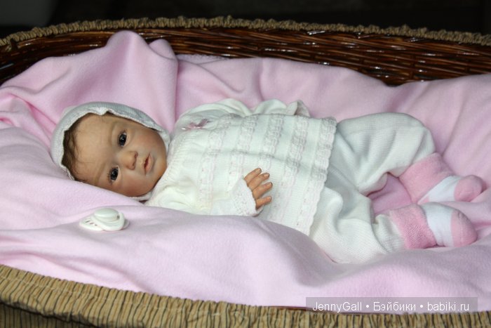 Нежная Машенька. Майке от Гудрун Леглер. Куклы Реборн Дженни Галль Maike by Gudrun Legler Reborn Jenny Gall (фото 4)