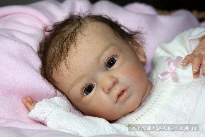 Нежная Машенька. Майке от Гудрун Леглер. Куклы Реборн Дженни Галль Maike by Gudrun Legler Reborn Jenny Gall (фото 5)