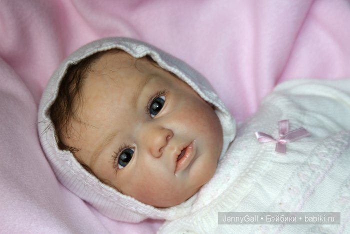 Нежная Машенька. Майке от Гудрун Леглер. Куклы Реборн Дженни Галль Maike by Gudrun Legler Reborn Jenny Gall (фото 2)