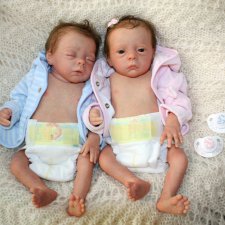 Julie & Mavie by Evelina Wosnjuk, Reborn by Jenny Gall, Куклы Реборн Дженни Галль