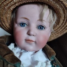 Очень редкая антикварная кукла Kestner 187.