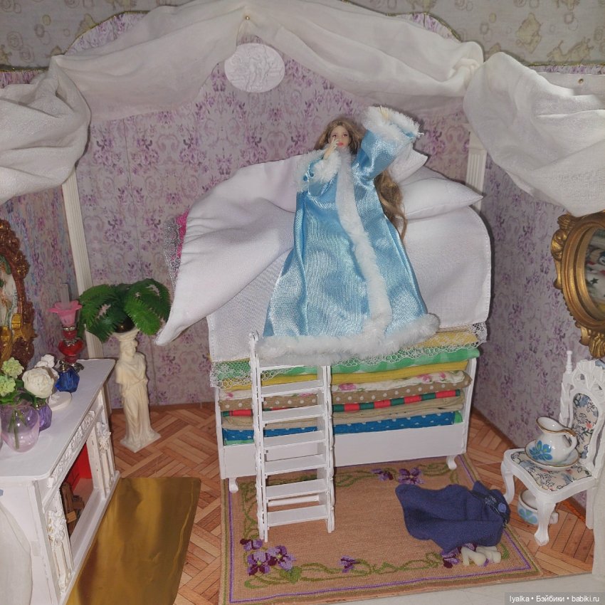 Принцесса на горошине — Румбоксы и кукольные интерьеры: фото