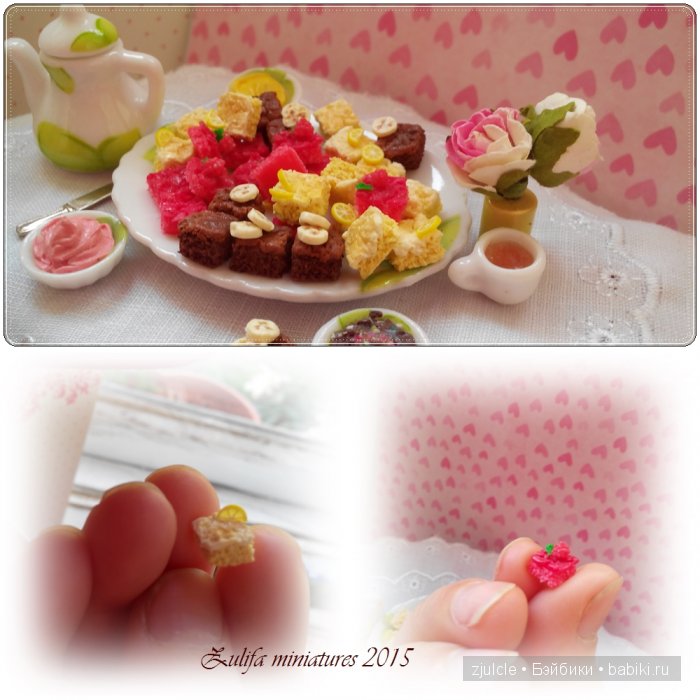Моя кукольная миниатюра часть вторая, съедобная
