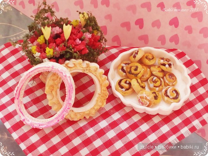 Моя кукольная миниатюра часть вторая, съедобная