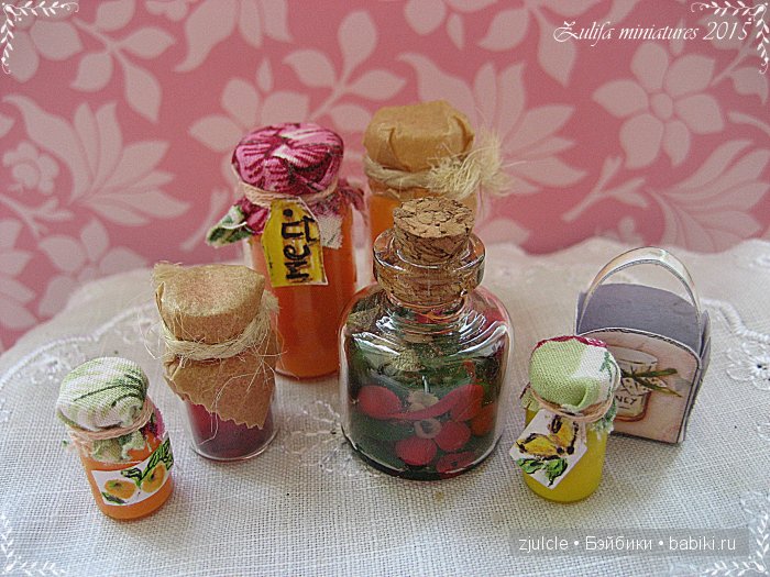 Моя кукольная миниатюра часть вторая, съедобная