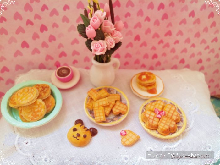 Моя кукольная миниатюра часть вторая, съедобная