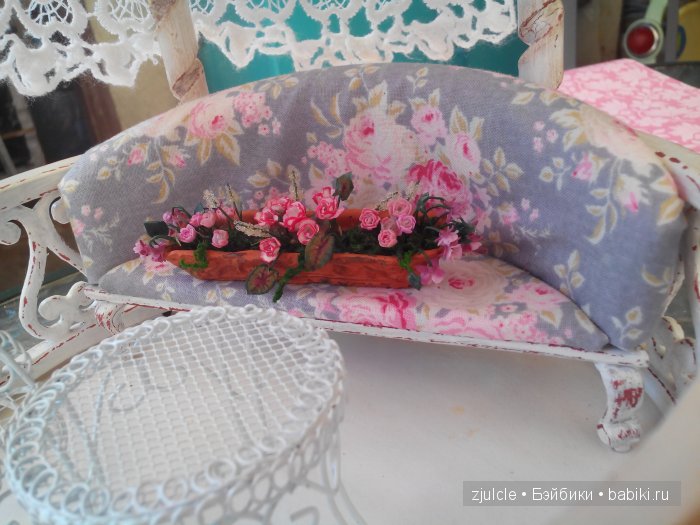 Цветы... солнце... лето.... море. Цветочная миниатюра для кукол (фото 7)