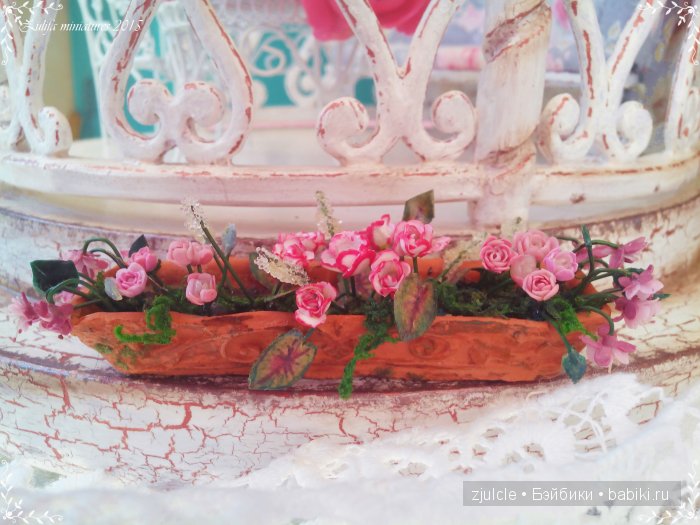 Цветы... солнце... лето.... море. Цветочная миниатюра для кукол (фото 8)