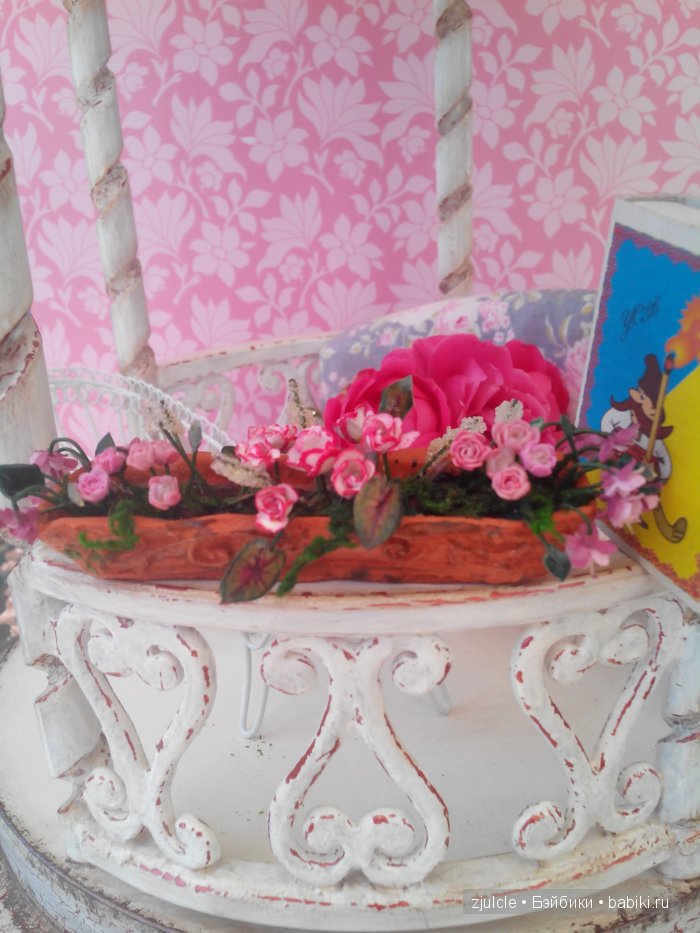 Цветы... солнце... лето.... море. Цветочная миниатюра для кукол (фото 6)