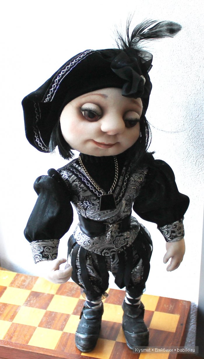 Авторская кукла Пешка, маленький солдат (фото 4)