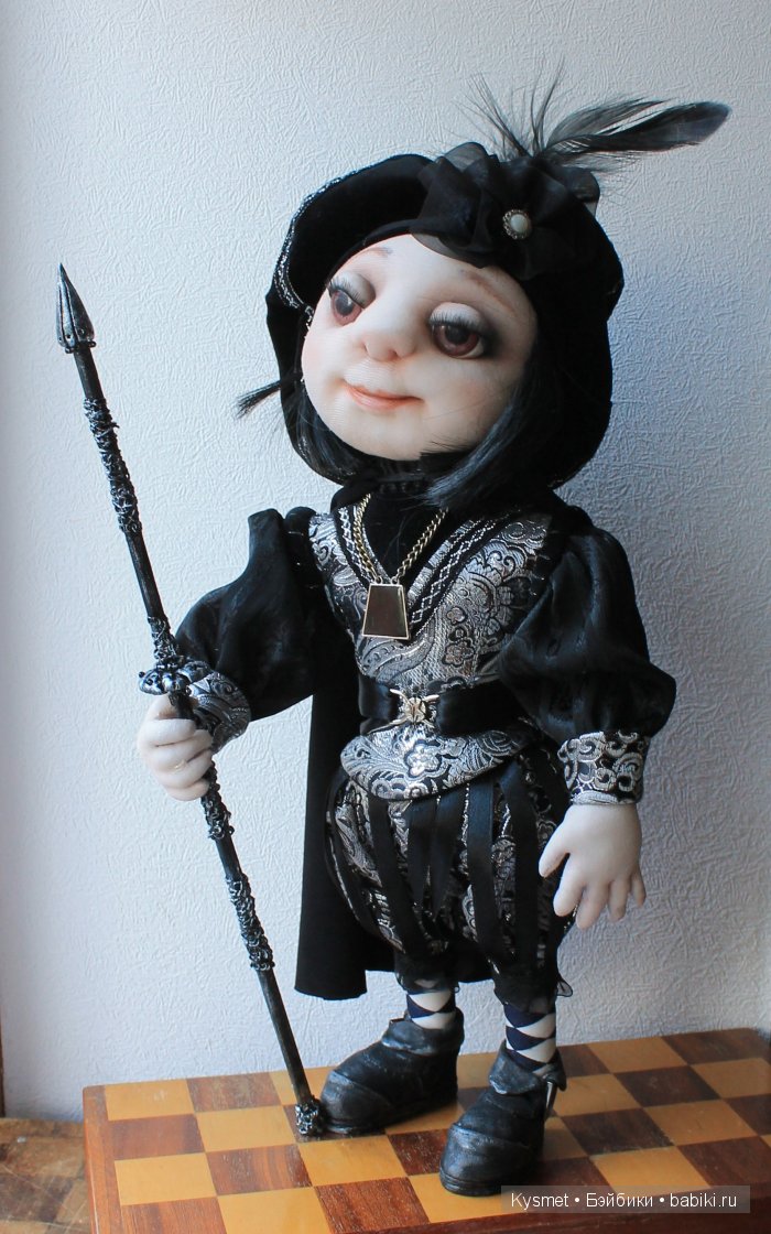 Авторская кукла Пешка, маленький солдат
