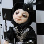 Авторская кукла Пешка, маленький солдат