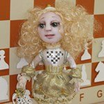 Авторская кукла Мечтательница - белая пешка