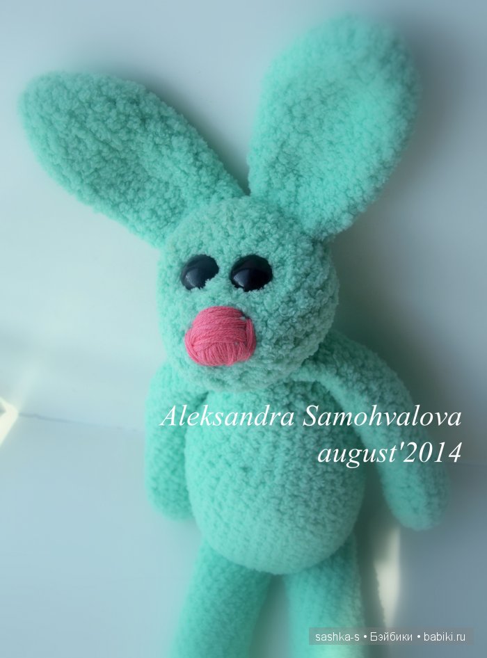 Мои обожаемые зверюшки-плюшки. Часть 2 Зайцы и лисы. Игрушки вязанные крючком (фото 8)