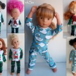 Домашний костюм-пижамка для разных кукол (Паола Рейна, Минуш, Монст, Дримик РР, Мия)