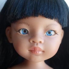 Кукла Мейли с идеальной челочкой и синими глазами