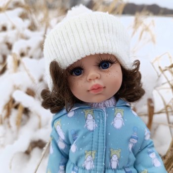 Зимние прогулки с куклами - ч.1