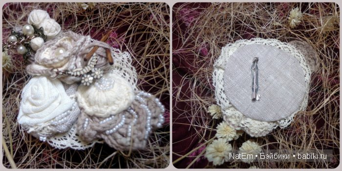 Моя авторская серия комплектов (брошь и серьги) в стиле бохо