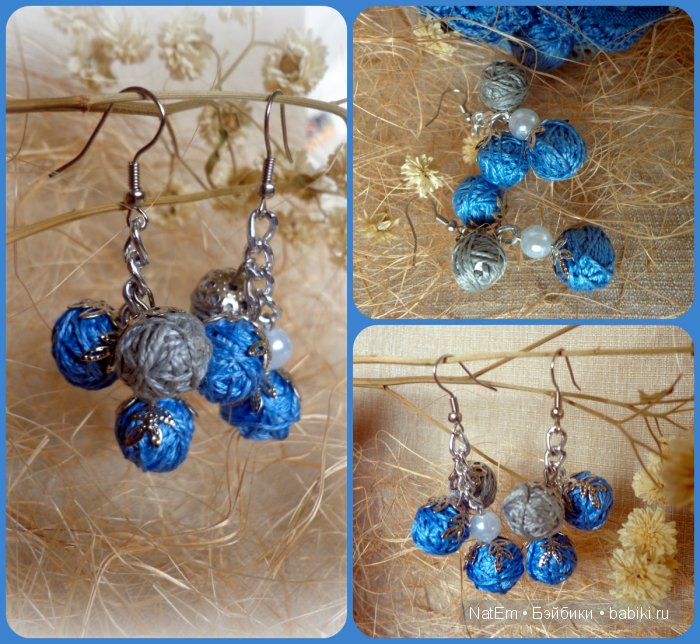 Моя авторская серия комплектов (брошь и серьги) в стиле бохо (фото 3)