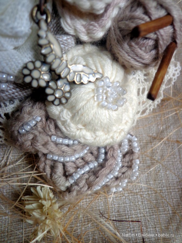 Моя авторская серия комплектов (брошь и серьги) в стиле бохо