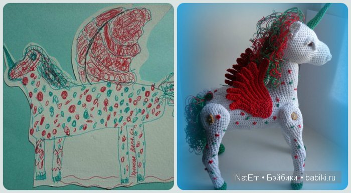 А теперь добавим ножек - получился Пегарожик. Авторская игрушка своими руками (фото 4)