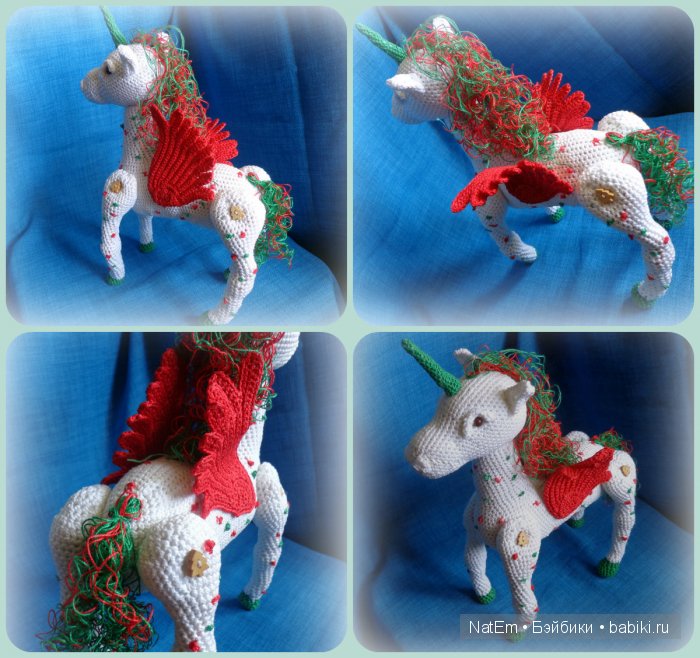 А теперь добавим ножек - получился Пегарожик. Авторская игрушка своими руками (фото 3)