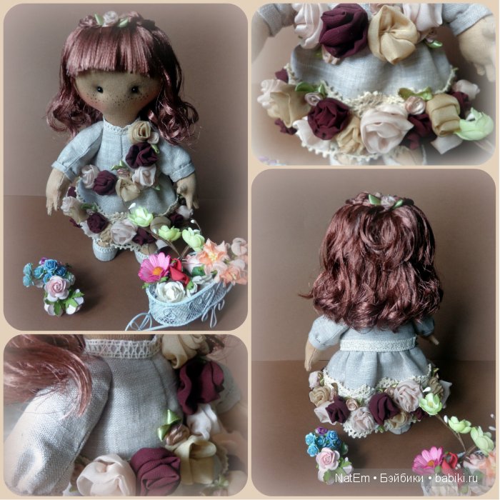 Моя новая авторская куколка... Флора