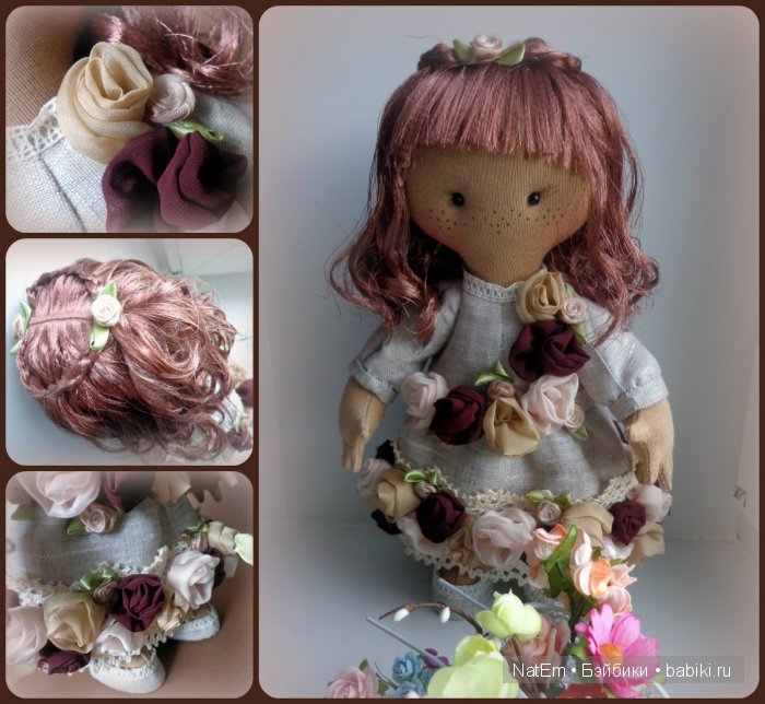 Моя новая авторская куколка... Флора (фото 5)