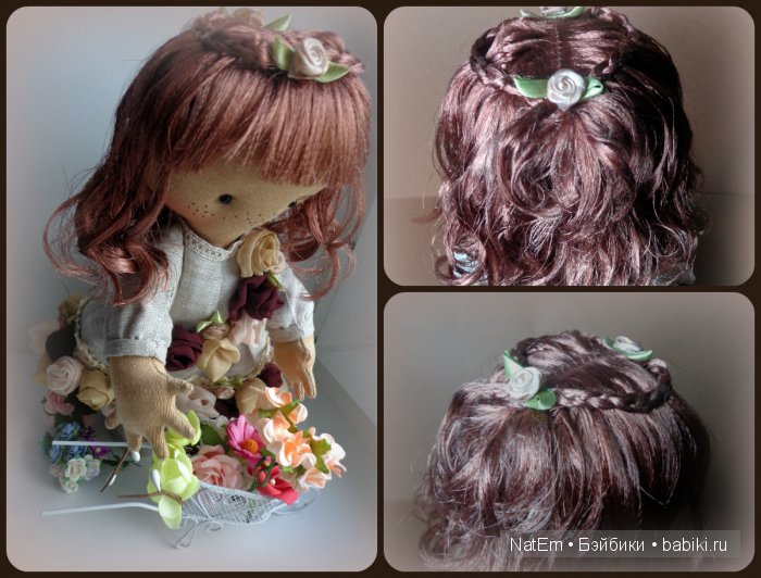 Моя новая авторская куколка... Флора (фото 3)