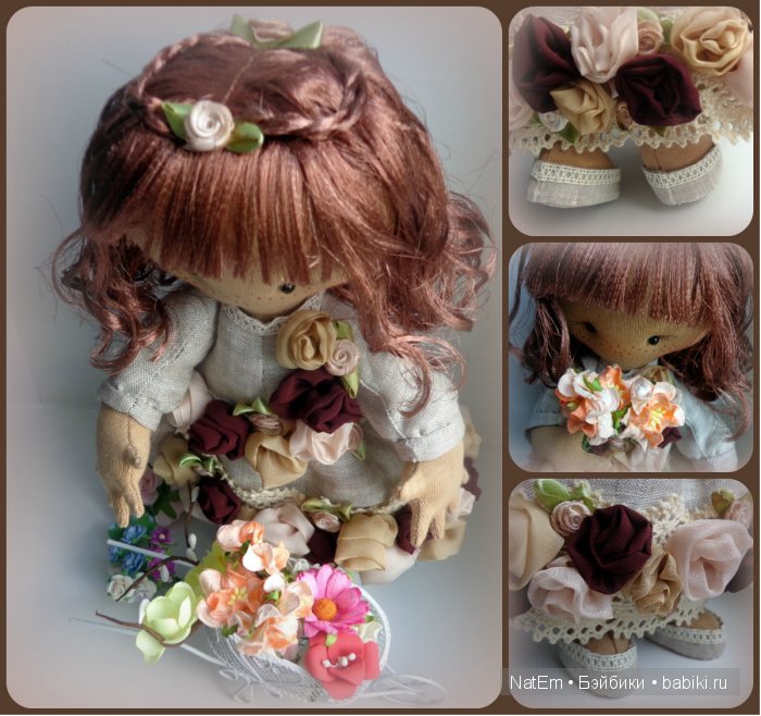 Моя новая авторская куколка... Флора (фото 4)