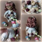 Моя новая авторская куколка... Флора