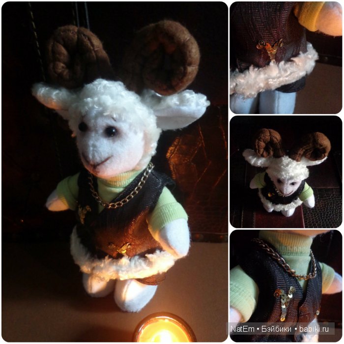 Фантазийная кукла-игрушка ОВЕН из коллекции Знаки зодиака (фото 5)