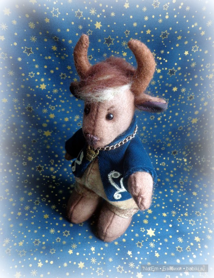 Фантазийная кукла-игрушка ТЕЛЕЦ из коллекции Знаки зодиака (фото 5)