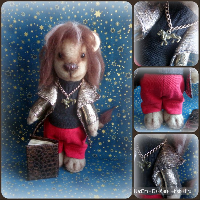 Фантазийная кукла-игрушка Лев из коллекции Знаки Зодиака (фото 2)