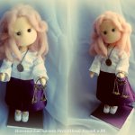 ВЕСЫ - фантазийная текстильная кукла из коллекции ЗНАКИ ЗОДИАКА