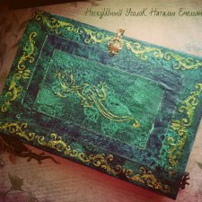 Малахитовая книга-блокнот "Медной горы хозяйка"