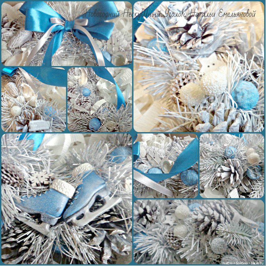 Новогодние/рождественские венки (фото 7)