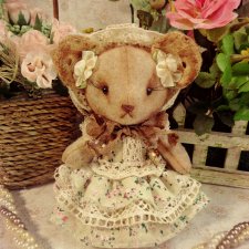 Винтажная барышня Мышь - Хранительница уюта и прибавления богатства в доме