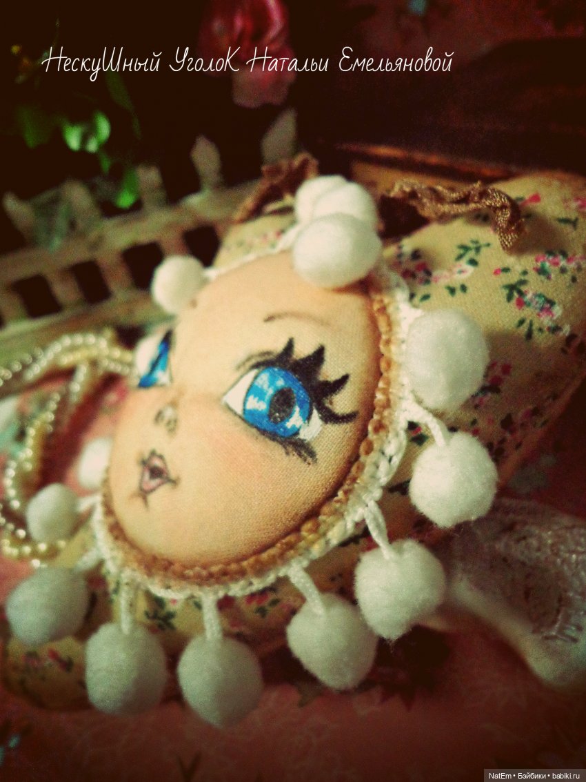 Кукольные сердечки — Текстильные игрушки и примитивы: кофейные (фото 6)