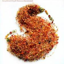 Воздушное колье "Золотая осень"