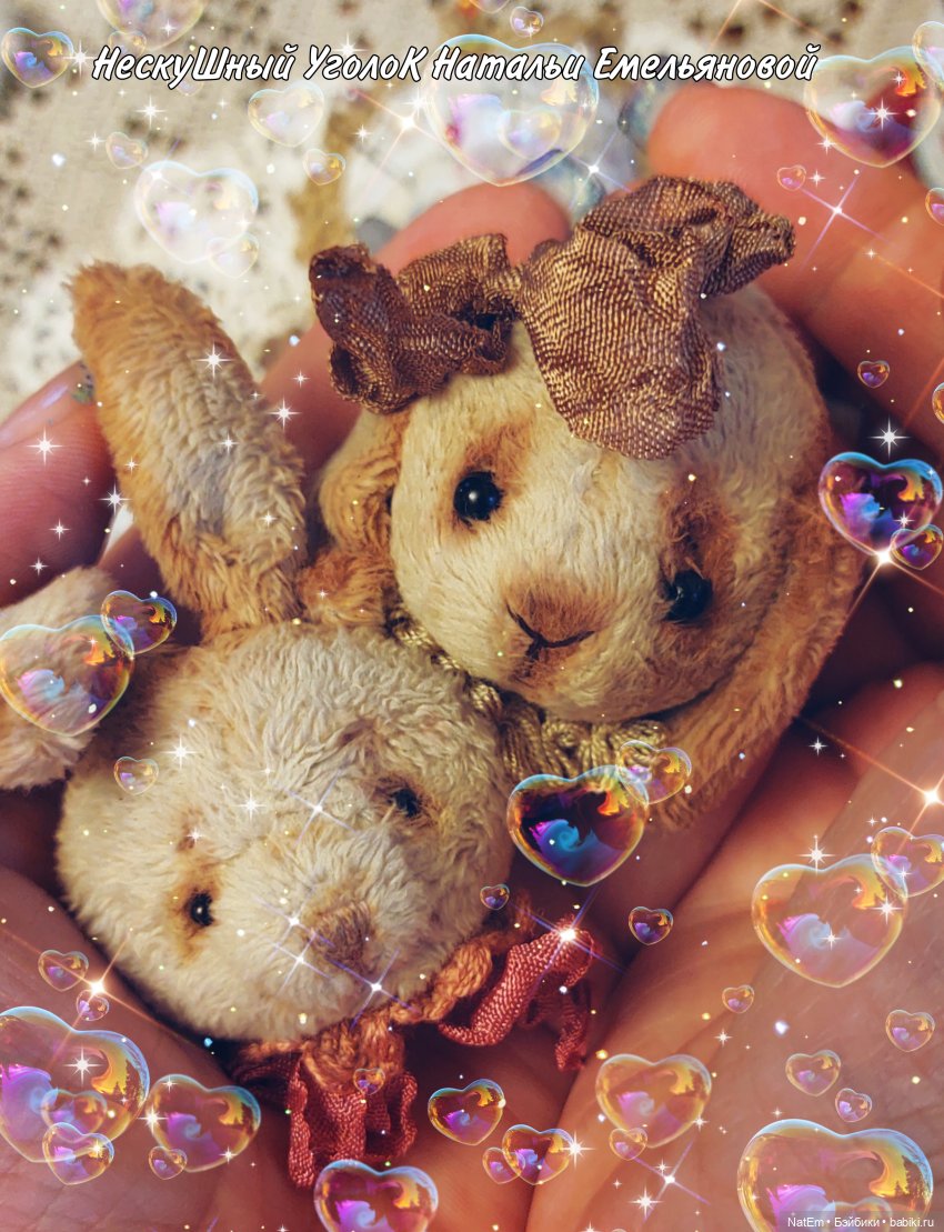 Броши Зайки — Авторские мишки Тедди и друзья: фото (фото 8)