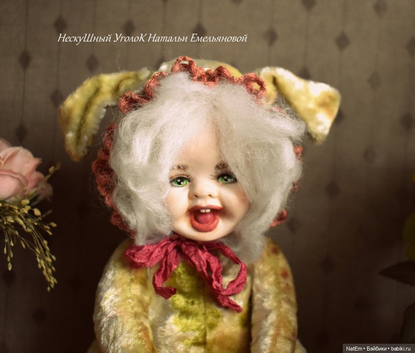 Зайка Тедди долл — Авторские куклы Тедди (фото 2)