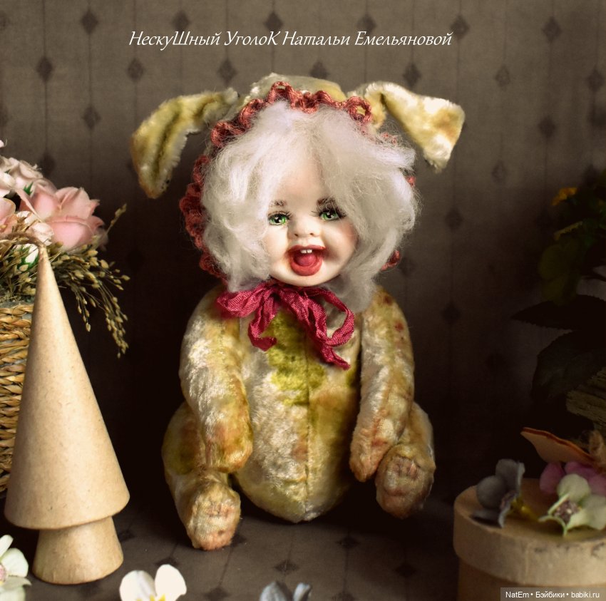 Зайка Тедди долл — Авторские куклы Тедди