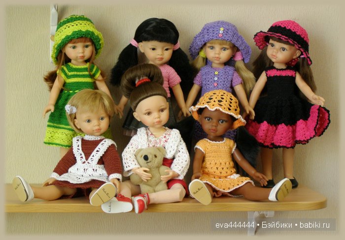 Paola Reina, Паола Рейна, вязанная одежда для кукол, вязанная одежда, вязанная одежда для кукол Паола Рейна